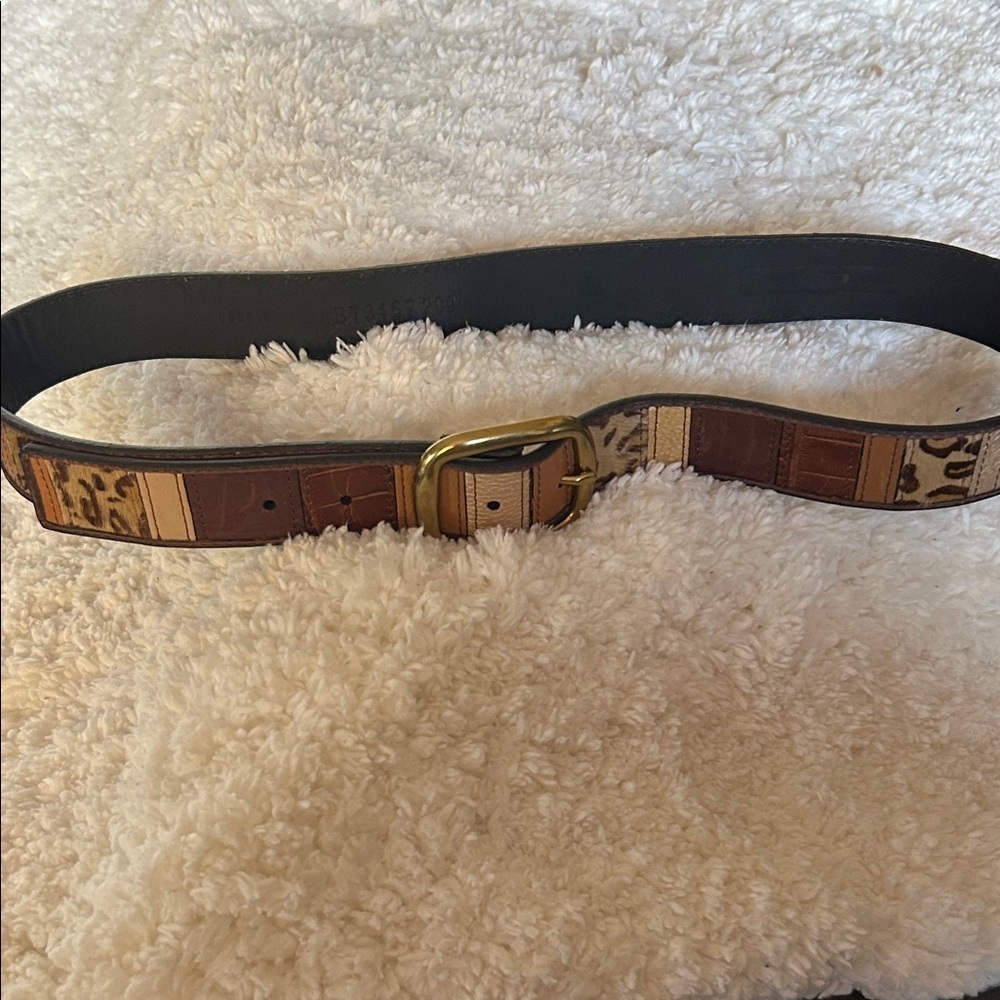 Fossil Women's Multicolor Leather Belt - Picture 1 of 5